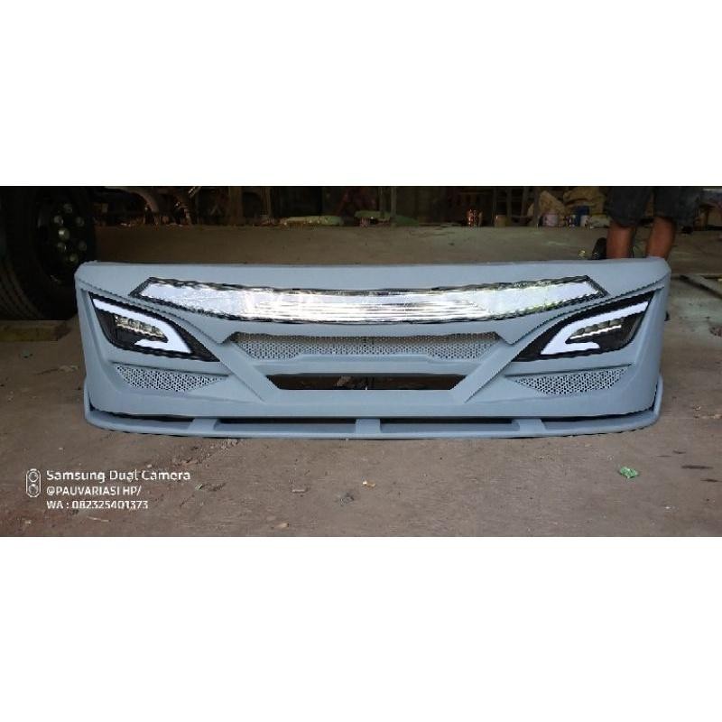 Bemper Hidrolik Patriot Canter Elf Giga Dyna Dutro Traga L300 Fullset Lampu