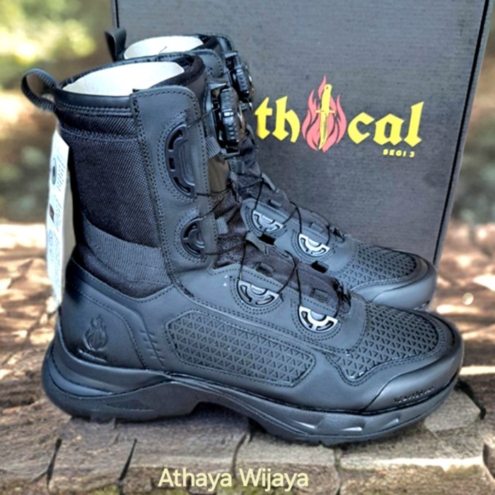 Sepatu PDL Tactical Tali Putar Boa Parabellum Libra MK2 Original