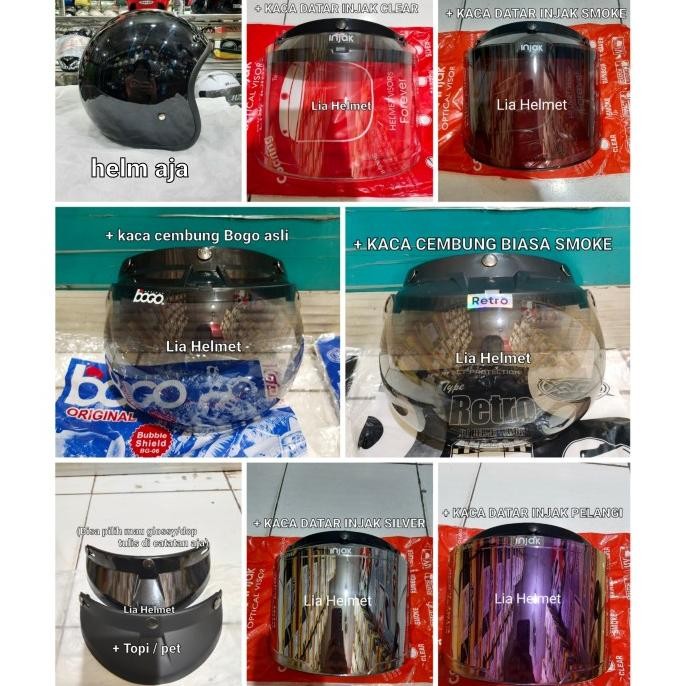 HELM RETRO JPN POLOS / PAKET MURAH HELM RETRO JPN POLOS ORIGINAL Terlaris