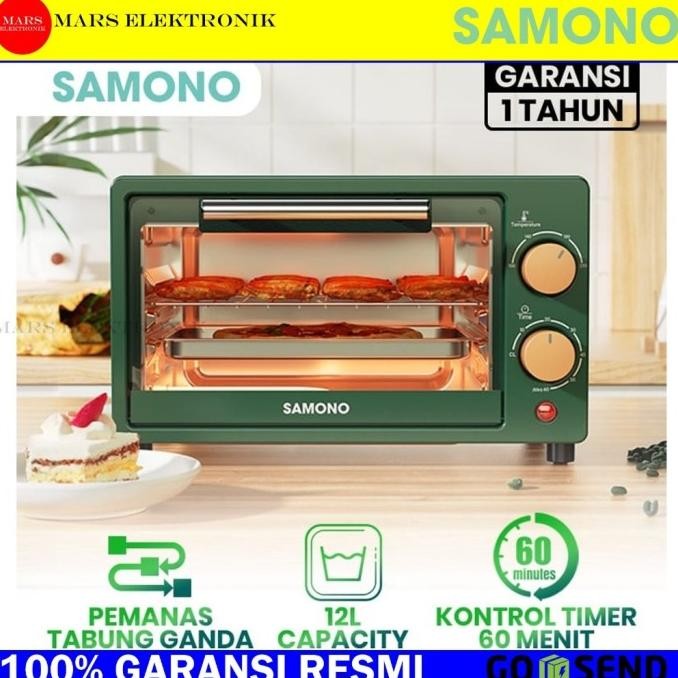 SAMONO OVEN LISTRIK MINI MICROWAVE - 12 LITER - SW-EOG12