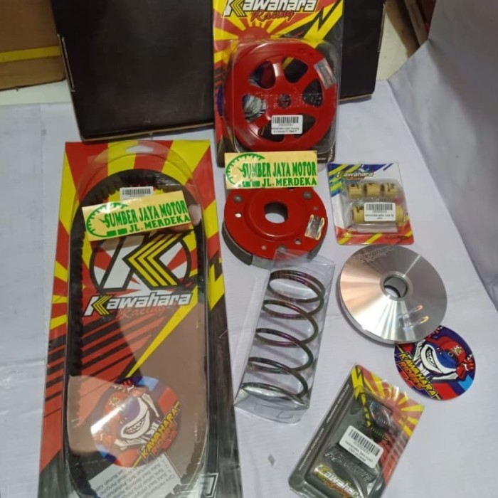 Berkualitas Paketan Kirian Cvt Racing Kawahara Untuk Beat Karbu Dan Scoopy Karbu