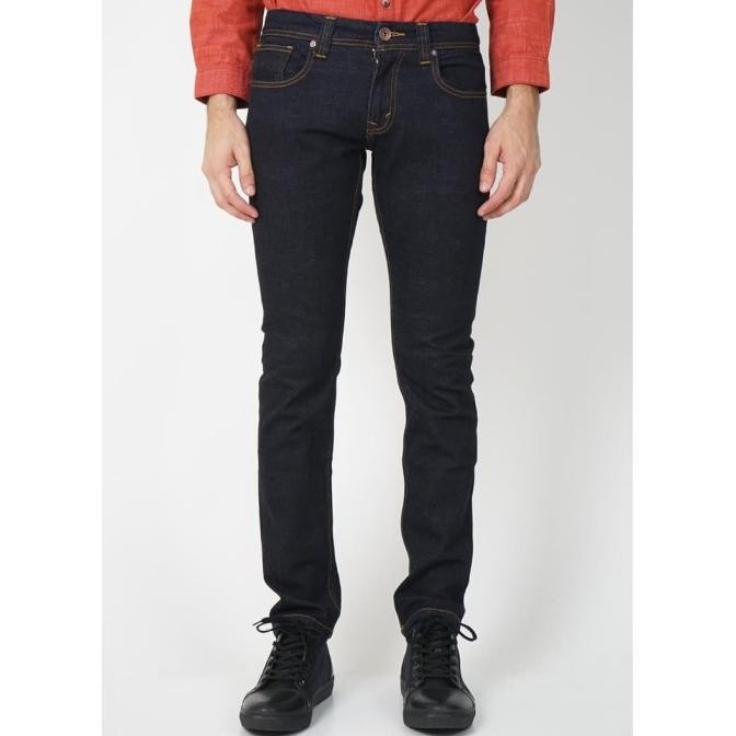 Celana jeans selvedge pria Lois jeans original 5 Terlaris