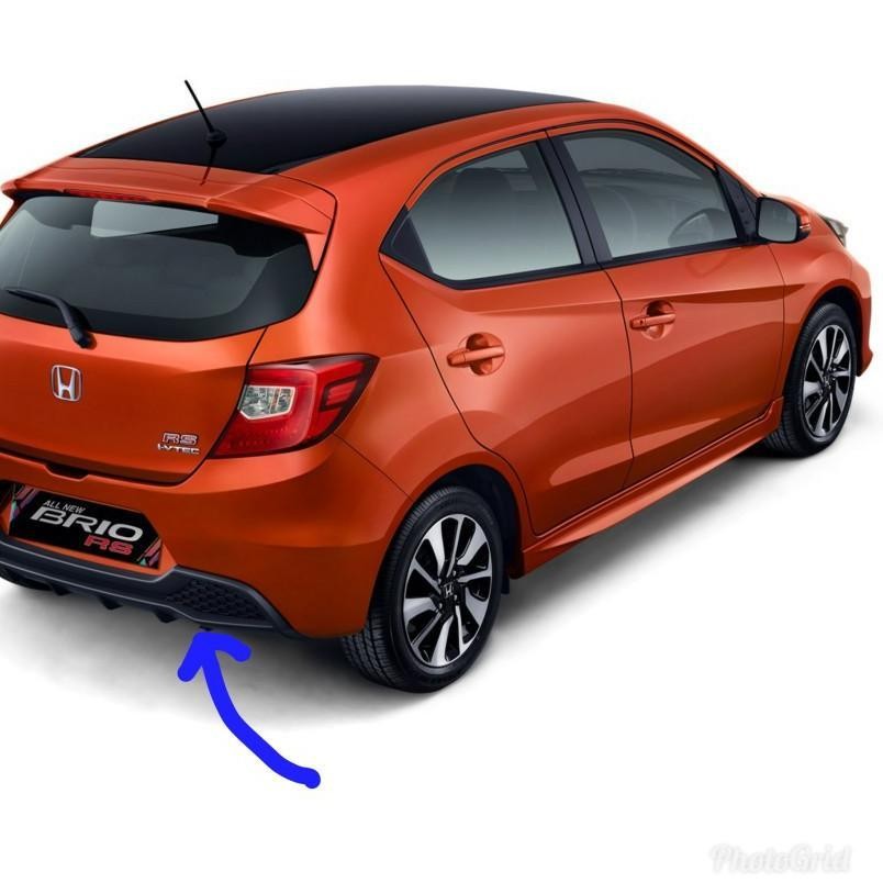 Stok Baru Diffuser / Spoiler Bumper / Bemper Belakang Bawah Mobil Honda New Brio 2018 2019 2020 2021