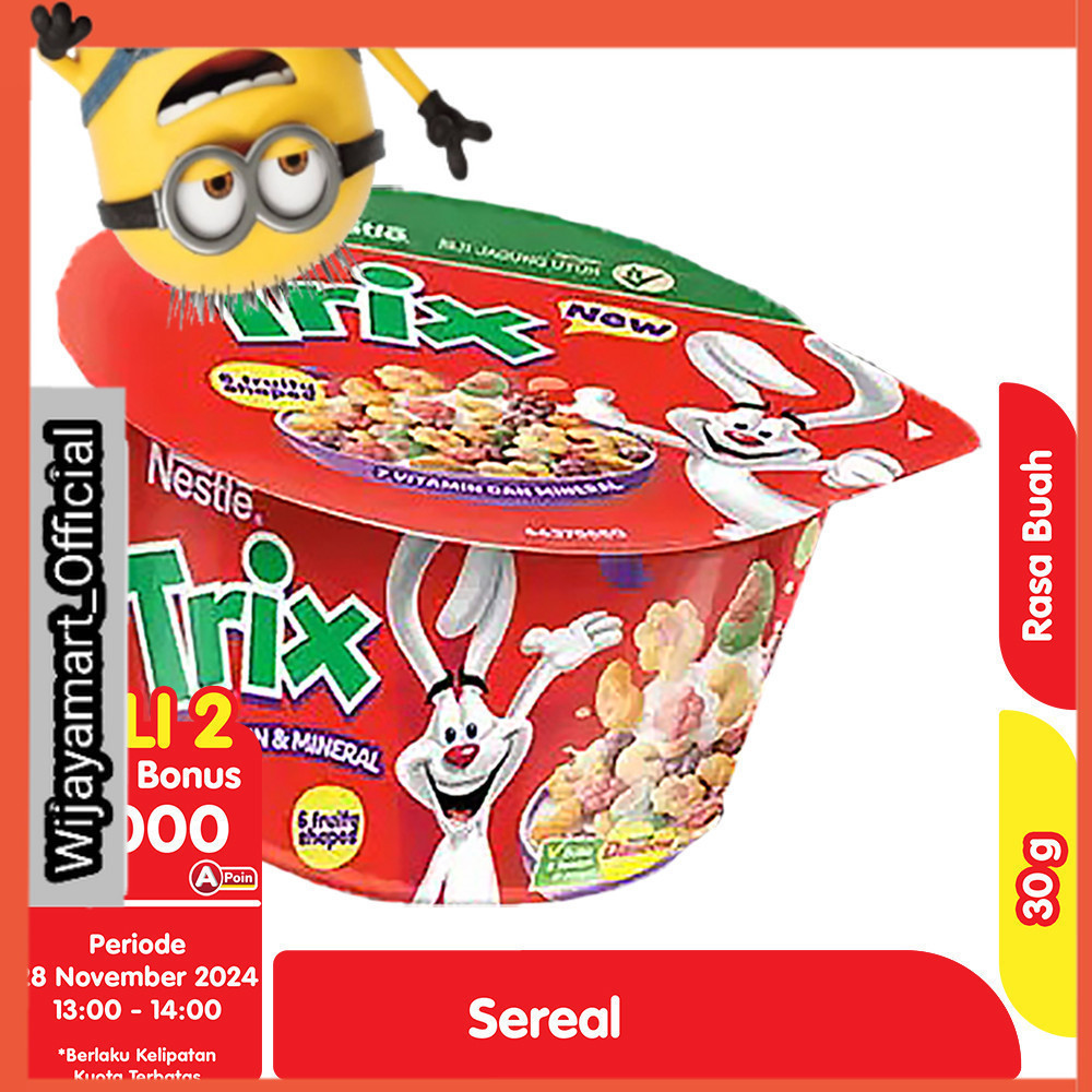 

Nestle Trix Sereal Rasa Buah Cup 30 g