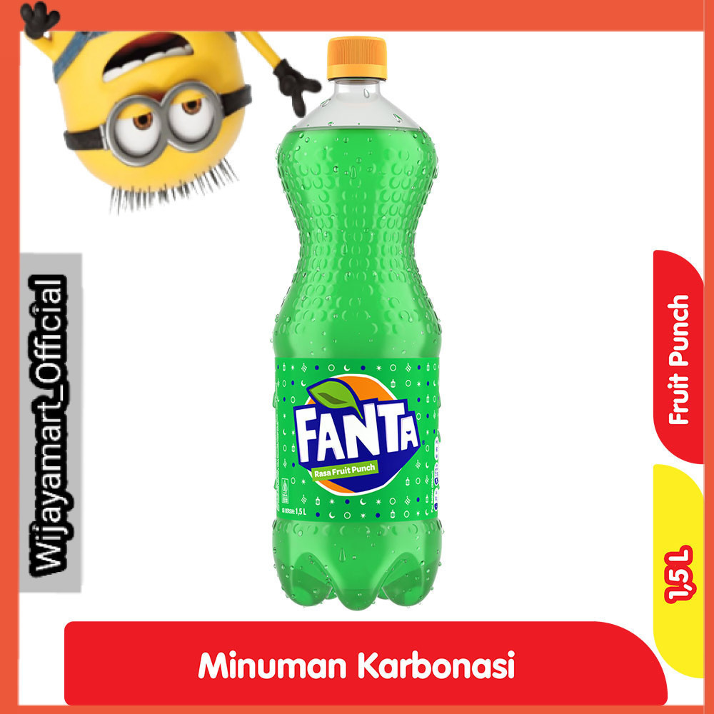 

Fanta Minuman Soda Rasa Fruit Punch Botol 1.5 L