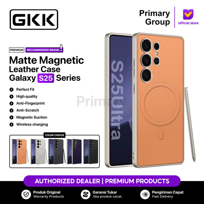 

SALE TERLARIS CASE SAMSUNG GALAXY S25 ULTRA PLUS GKK MATTE MAGNETIC LEATHER MAGSAFE WIRELESS CHARGER