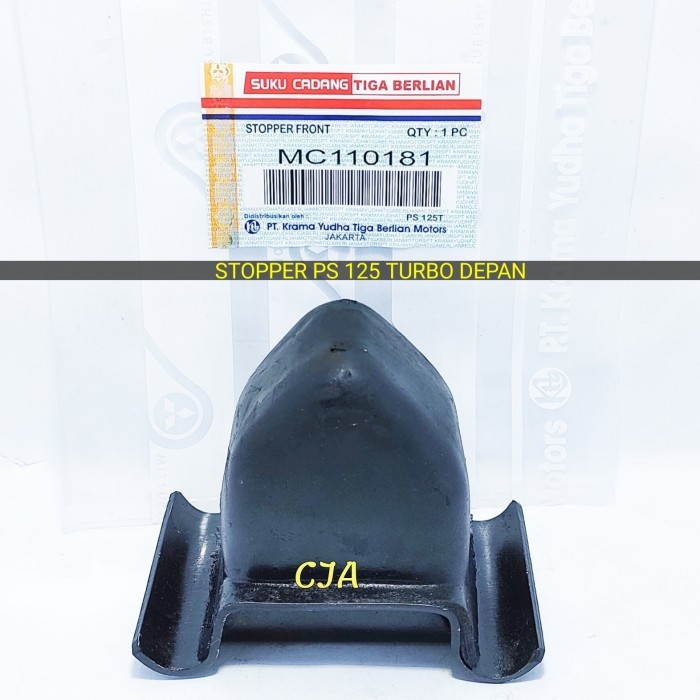 STOPPER FRONT/KARET BANTALAN/TAHANAN PER DEPAN PS125T/CANTER)PENDEK)