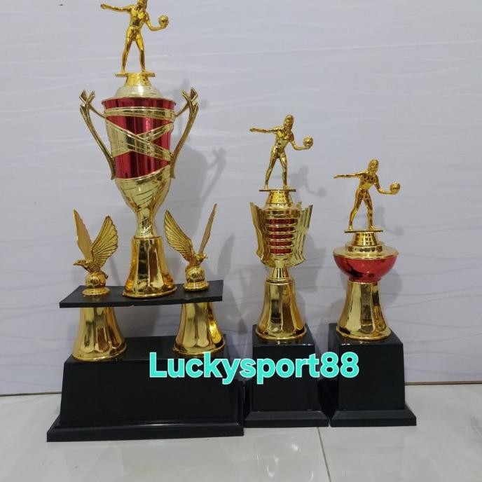 Trophy Piala set Volley bola voli volley ball