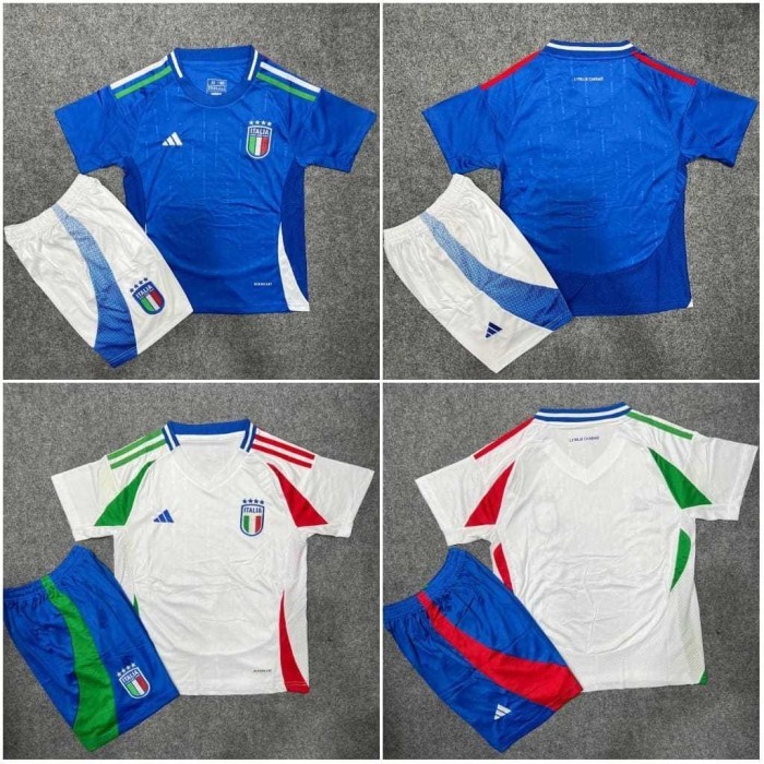 BRD SETELAN ANAK KIDS SET ITALIA JERSEY BOLA ANAK ANAK TIM ITALIA JERSEY KIDS ITALIA ITALY PIALA