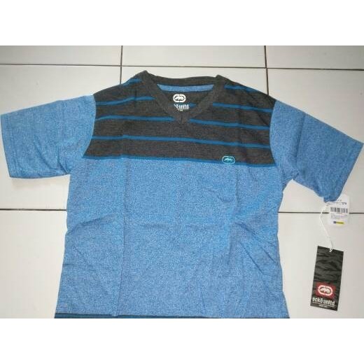 BRD GARMENT KAOS ECKO UNTLD. COTTON KIDS ORIGINAL MADE IN INDONESIA BLUE SGA