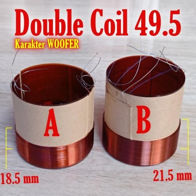 Sale Spul Speaker Double Coil Diameter 49.5 Spool Spiker 6 8 10 12 15 Inc