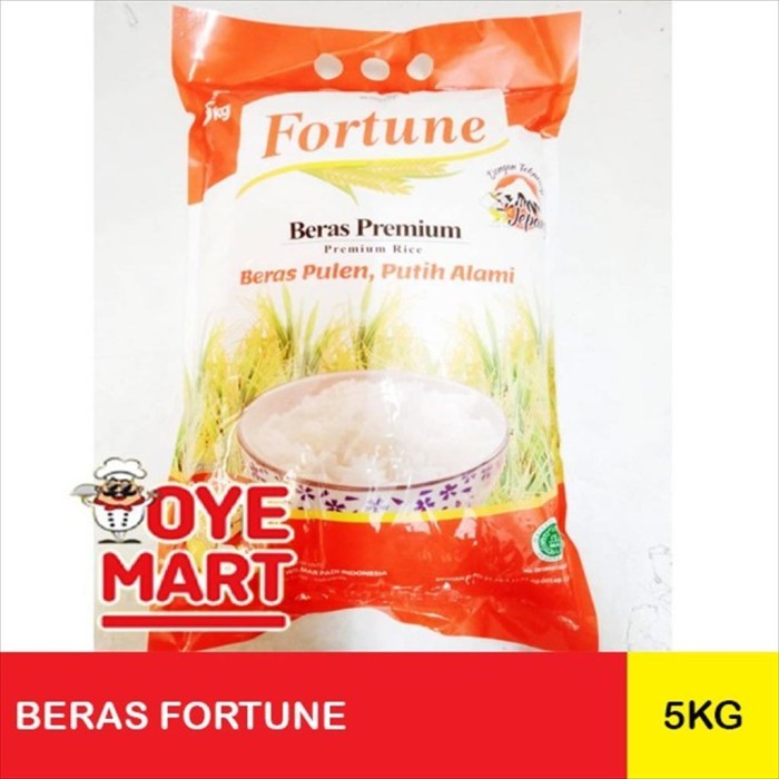 

BERAS FORTUNE 5KG BERAS PREMIUM HARGA PROMO TEKNOLOGI JEPANG