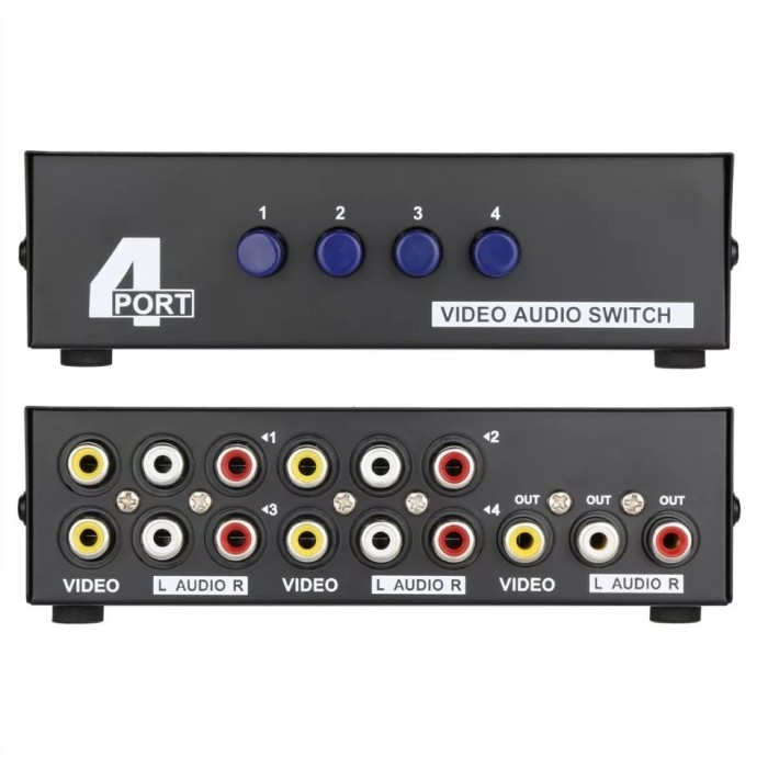 TERLARIS AV RCA Switch Selector 4 Port