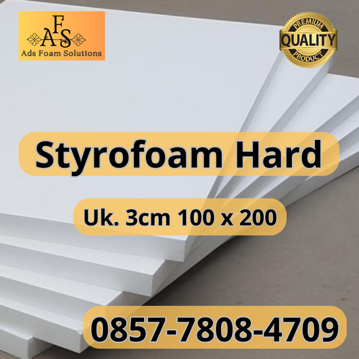 

HOT SALE! Styrofoam Lembaran 100 x 200 x 3 cm Type Hard