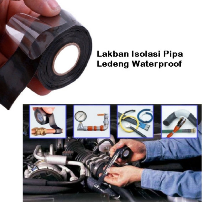 Terlaris Lakban Isolasi Pipa Ledeng Waterproof Anti Air Silicon Anti Bocor 3 m SALE