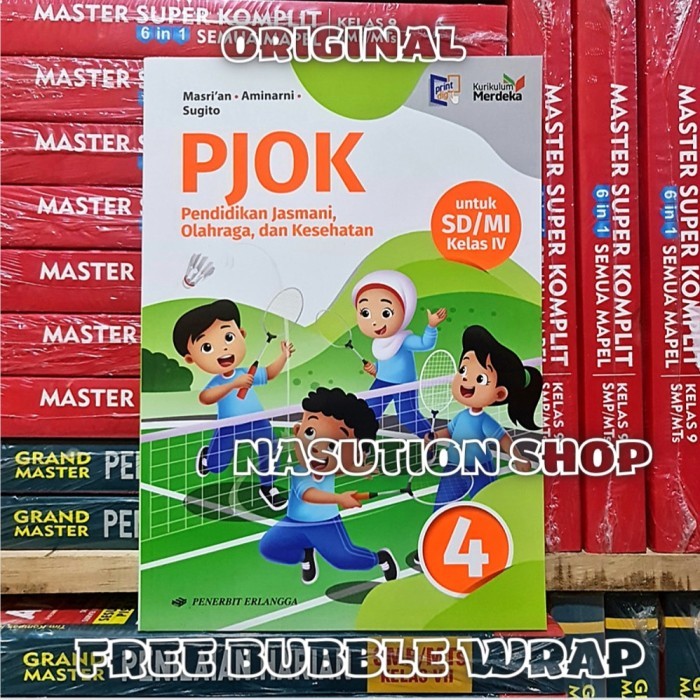 

TERLENGKAP Buku PJOK Untuk Kelas 4 SD Erlangga Kurikulum Merdeka - Penjasorkes