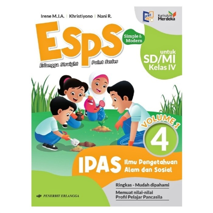 

HOT PROMO Paket Buku Esps IPAS Kelas 4 SD Volume 1-2 Erlangga Kurikulum Merdeka