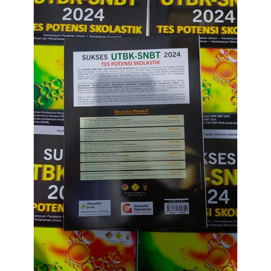 

SALE BUKU SUKSES UTBK - SNBT 2024 : TES POTENSI SKOLASTIK - GO