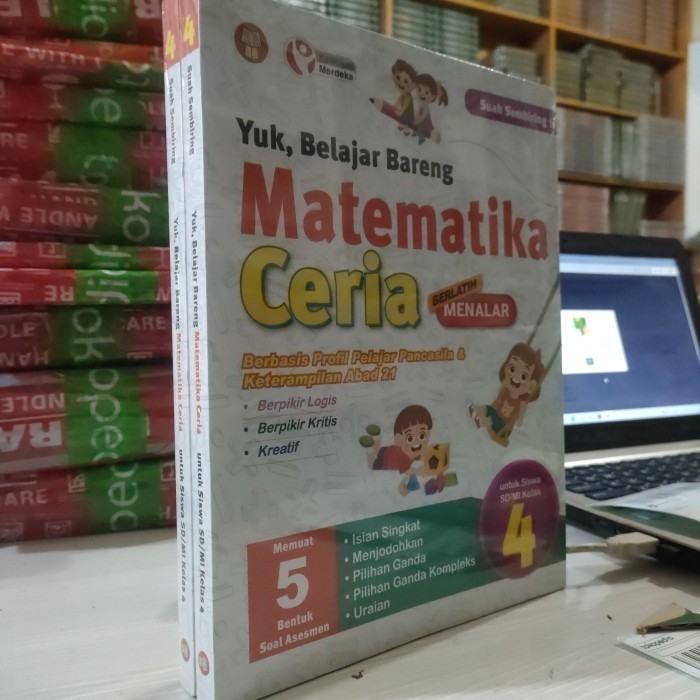 

BISA GROSIR BUKU YUK BELAJAR BARENG MATEMATIKA CERIA UNTUK SD/MI KELAS 4 - 5