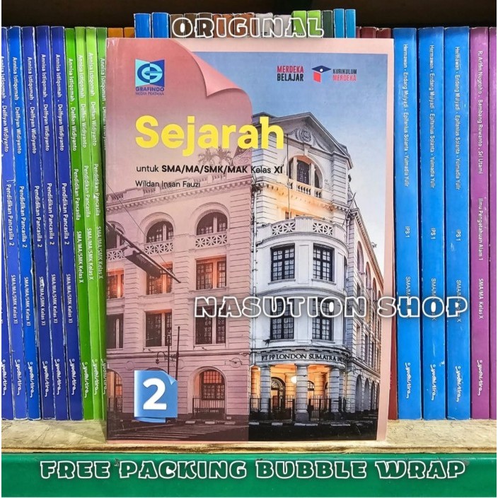 

FREE ONGKIR Buku Ips Sejarah Kelas 1 2 3 / 10 11 12 SMA Grafindo Kurikulum Merdeka