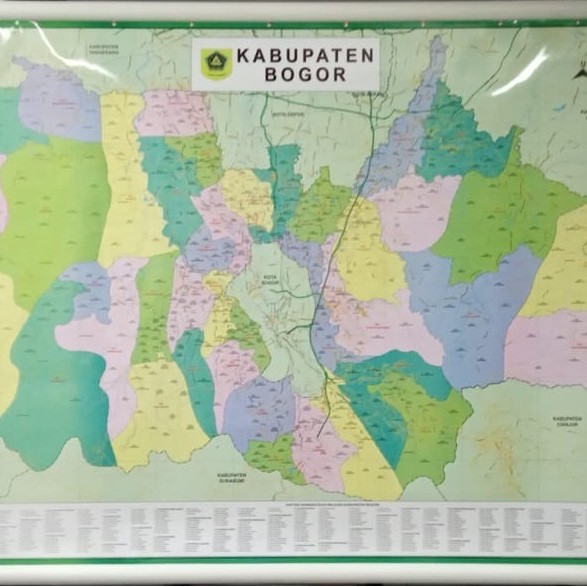 

Peta Kabupaten Bogor ( peta dinding)