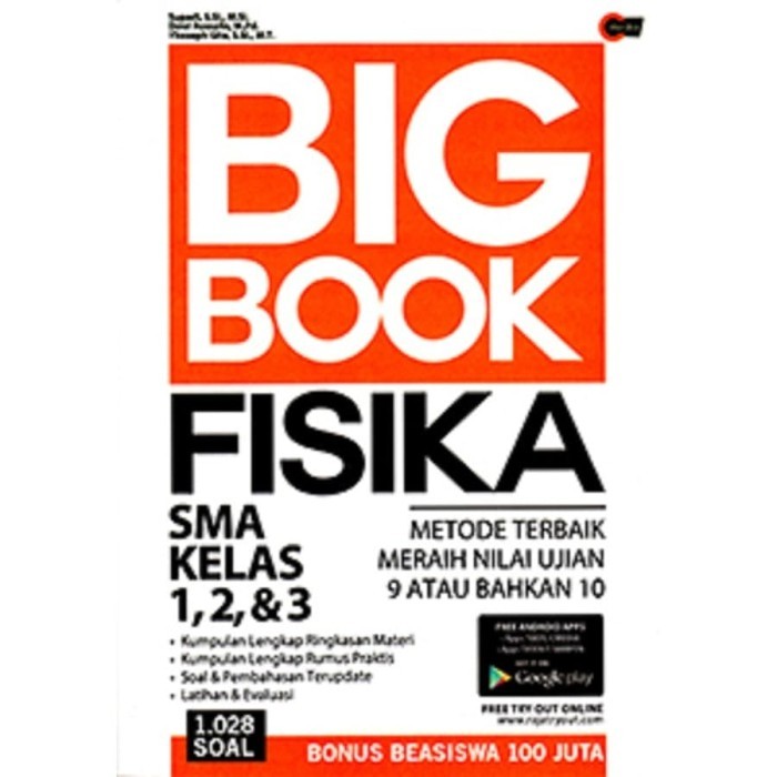 

BISA GROSIR Big Book SMA Kelas 1, 2, & 3 Matematika,Kimia,Fisika,Biologi