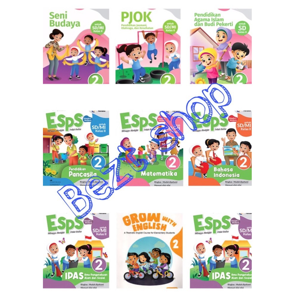 

ORIGINAL Buku paket kelas 2 SD/MI Kurikulum Merdeka ( KUMER )- Erlangga