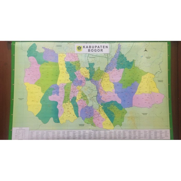 

FREE ONGKIR Peta Kabupaten Bogor Lembaran