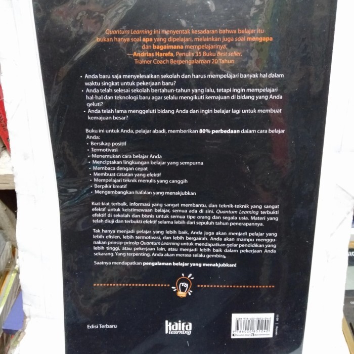 

Buku Quantum Learning Bobbi DePorter