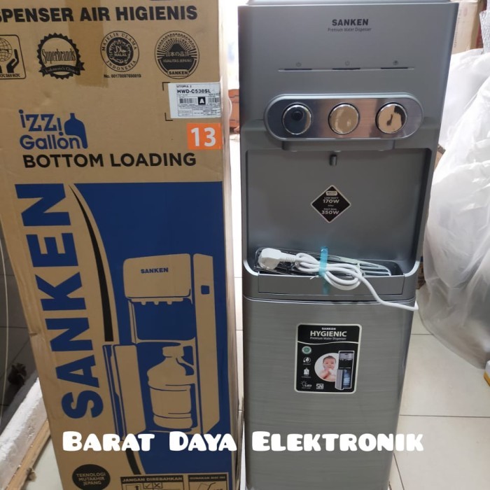 LEON SANKEN DISPENSER GALON BAWAH HWD-C538 DISPENSER GALON BAWAH KOMPRESOR