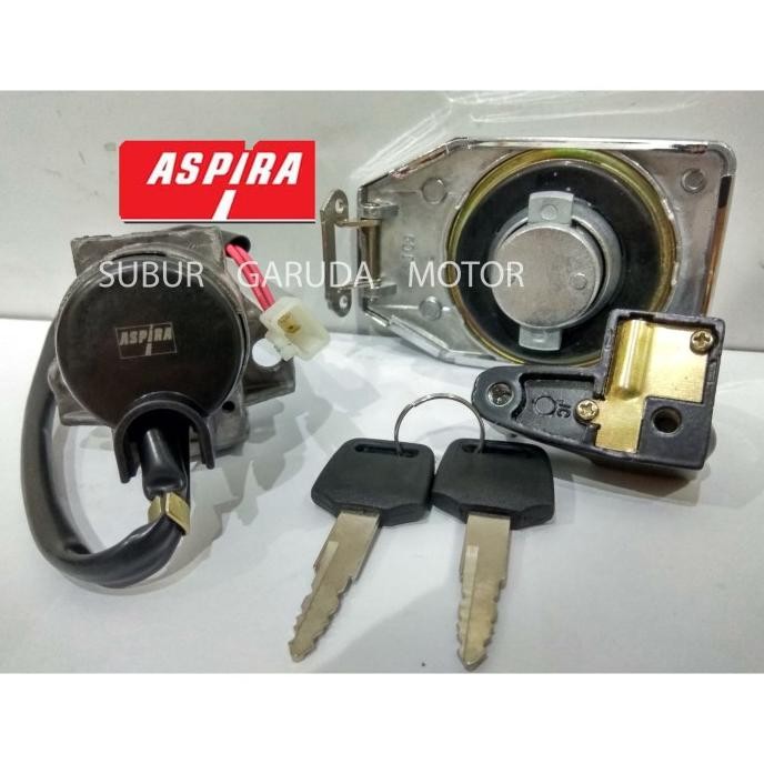 Kunci Kontak Gl Pro Neotech Set Dengan Jok Tutup Bensin Merk Aspira Original Dan Terlaris