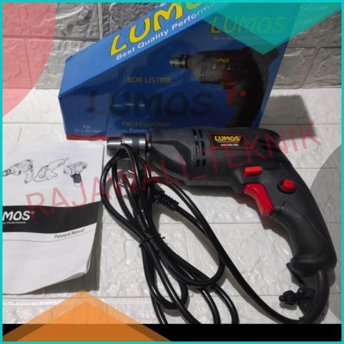 Mesin Bor Listrik LUMOS 10mm / electric drill 10mm Lumos - LMS-B08-001