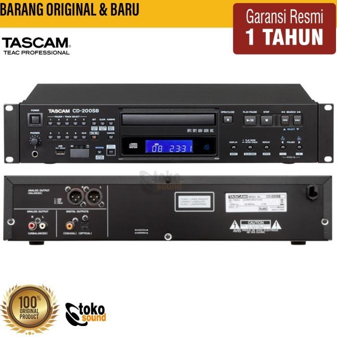 Grosir Tascam Cd-200Sb Professional Cd Player With Usb / Sd Card