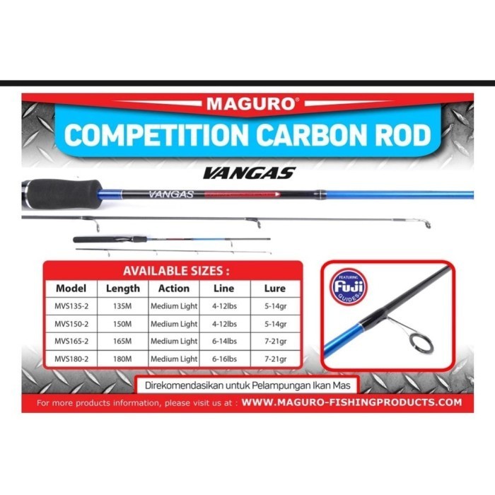 AJR99 JORAN PANCING CARBON HOLLOW MAGURO VANGAS 150-180 ACTION MEDIUM LIGHT