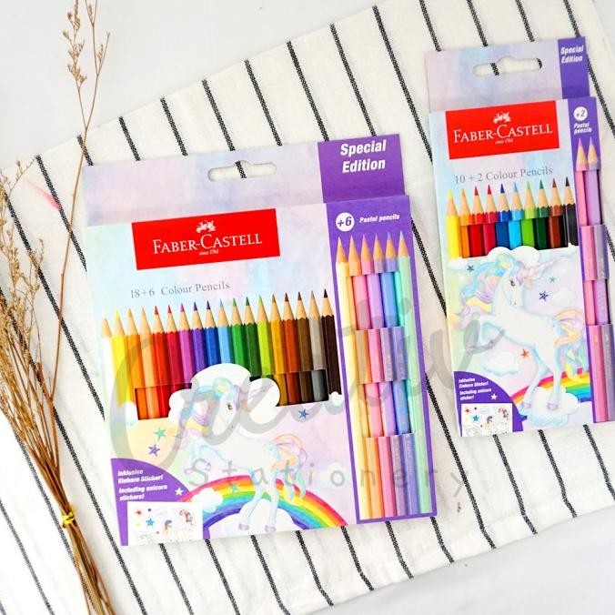 

Sale Faber Castell Color Pencil Unicorn Special Edition Pensil Warna 12 24 Warna