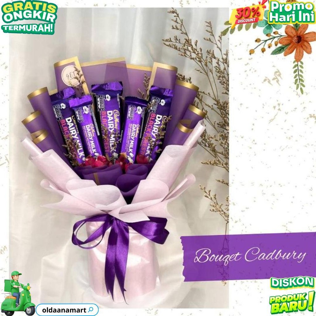 

Buket Coklat | Bouqet Cadbury | Buket Dairy Milk | Buket Graduation | Buket Valentine | Buket Hadiah D Sale