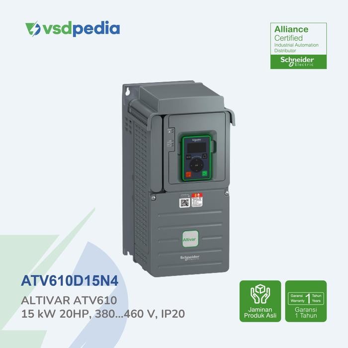 PRY88 SCHNEIDER ALTIVAR ATV610 VARIABLE SPEED DRIVE 15KW 20HP ATV610D15N4