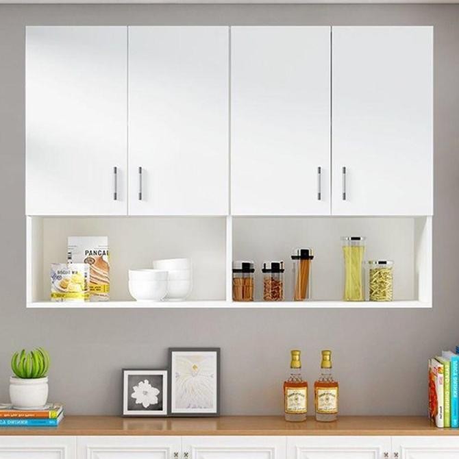 Lemari Dinding Dapur / Kitchen Set 2 Pintu Minimalis / Rak Atas Dapur Wisnai.1