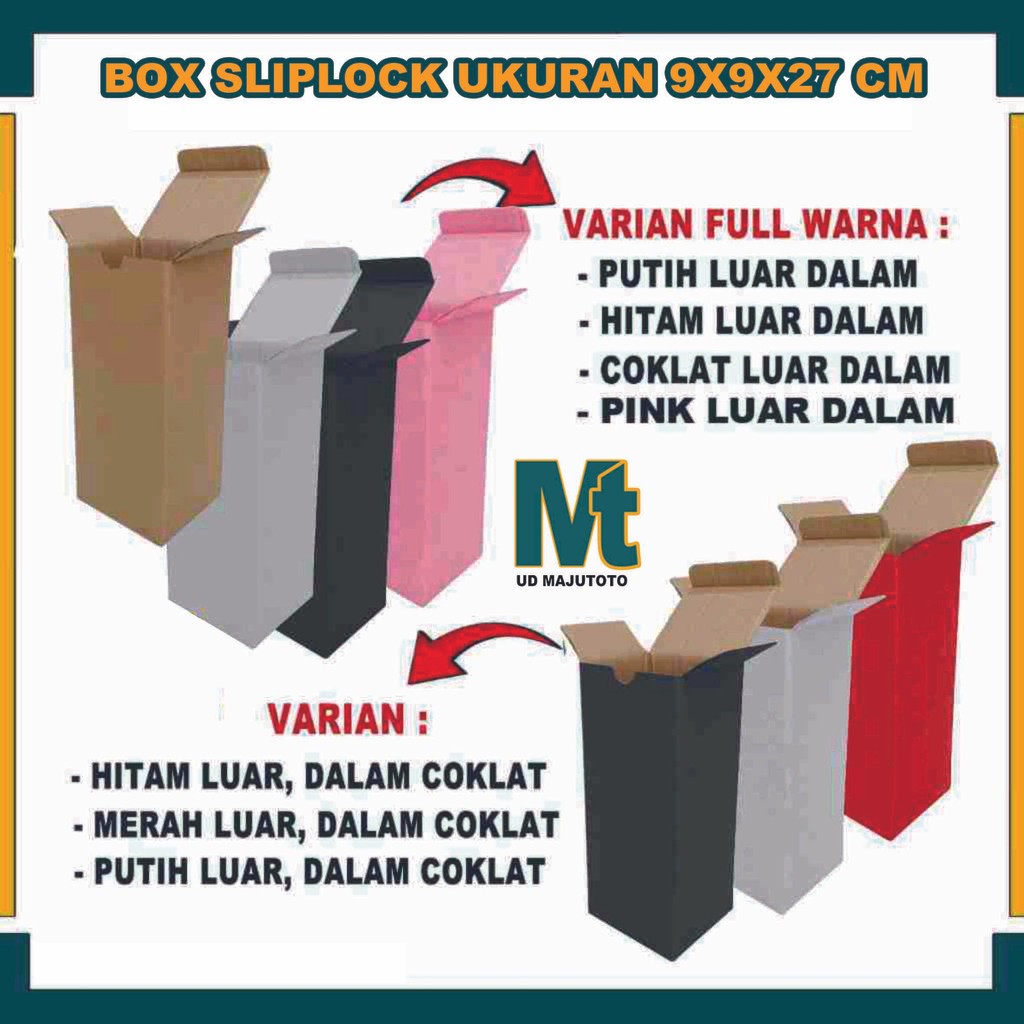 

Box 9x9x27 cm / Box Sloop / Box Tumbler / Kardus Polos