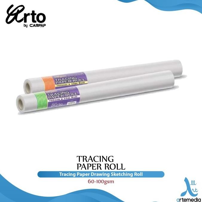 

Sale Kertas Kalkir Arto Tracing Paper Roll Drawing Sketching