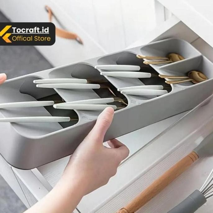 Terlaris Tcid Tempat Sendok Gau Peralatan Makan Dapur Rak Laci Kitchen Set Bawah