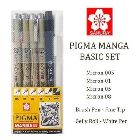 

Sale Sakura Pigma Manga Basic Set Isi 6 Murah Berkualitas