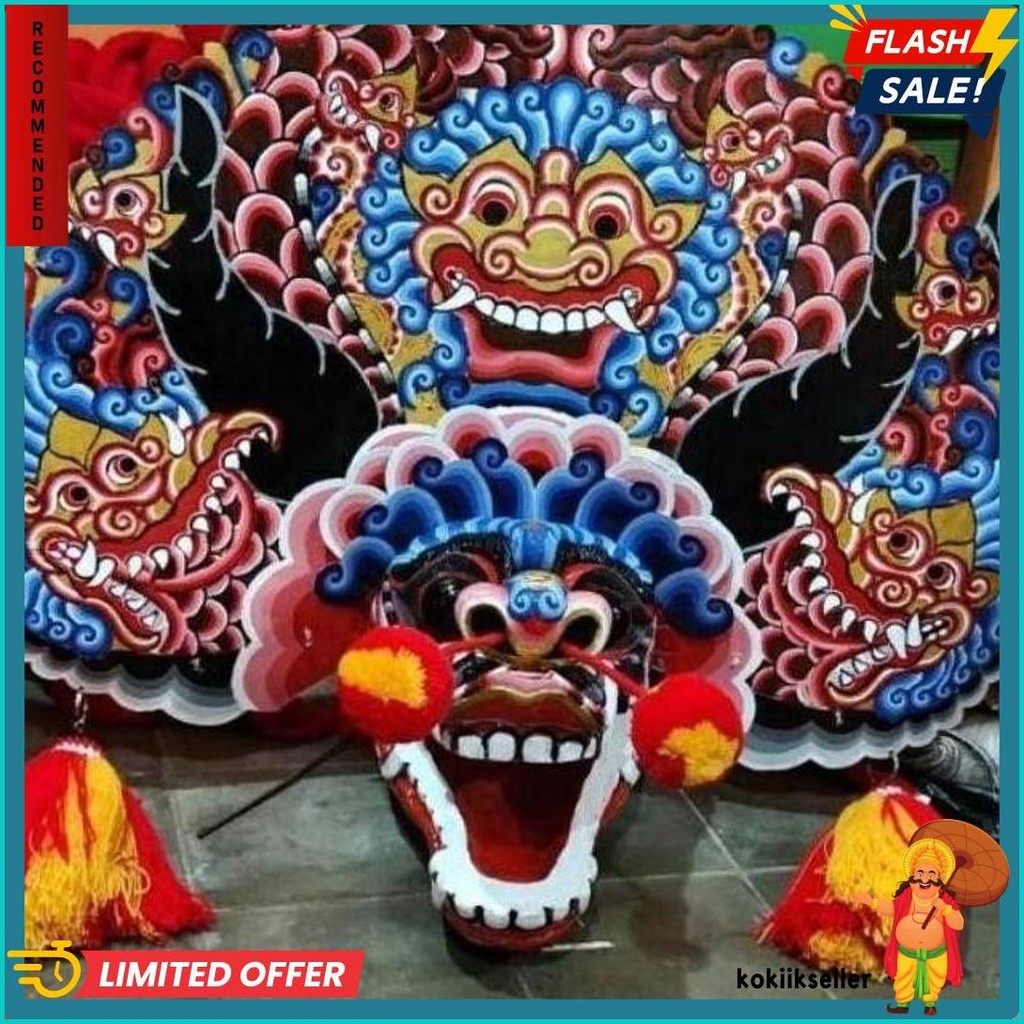 

Bisa Cod Cuci Gudang Barongan Rampak Telon Jamang Cat Air Brush Bonus Kemul Panjang Dan Pentul Tinggal Pakai Ukuran Anak Promo Barongan Plipit Romo Mainan Anak Barongan Anak Sd Brongan Plipit Premium / Barongan Spon Caplok Kain Panjang / Barongan Ponorogo