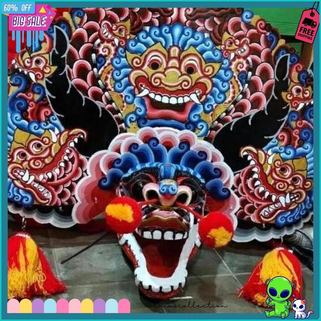 

Bisa Cod Cuci Gudang Barongan Rampak Telon Jamang Cat Air Brush Bonus Kemul Panjang Dan Pentul Tinggal Pakai Ukuran Anak Promo Barongan Plipit Romo Mainan Anak Barongan Anak Sd Brongan Plipit Premium / Barongan Spon Caplok Kain Panjang / Barongan Ponorogo