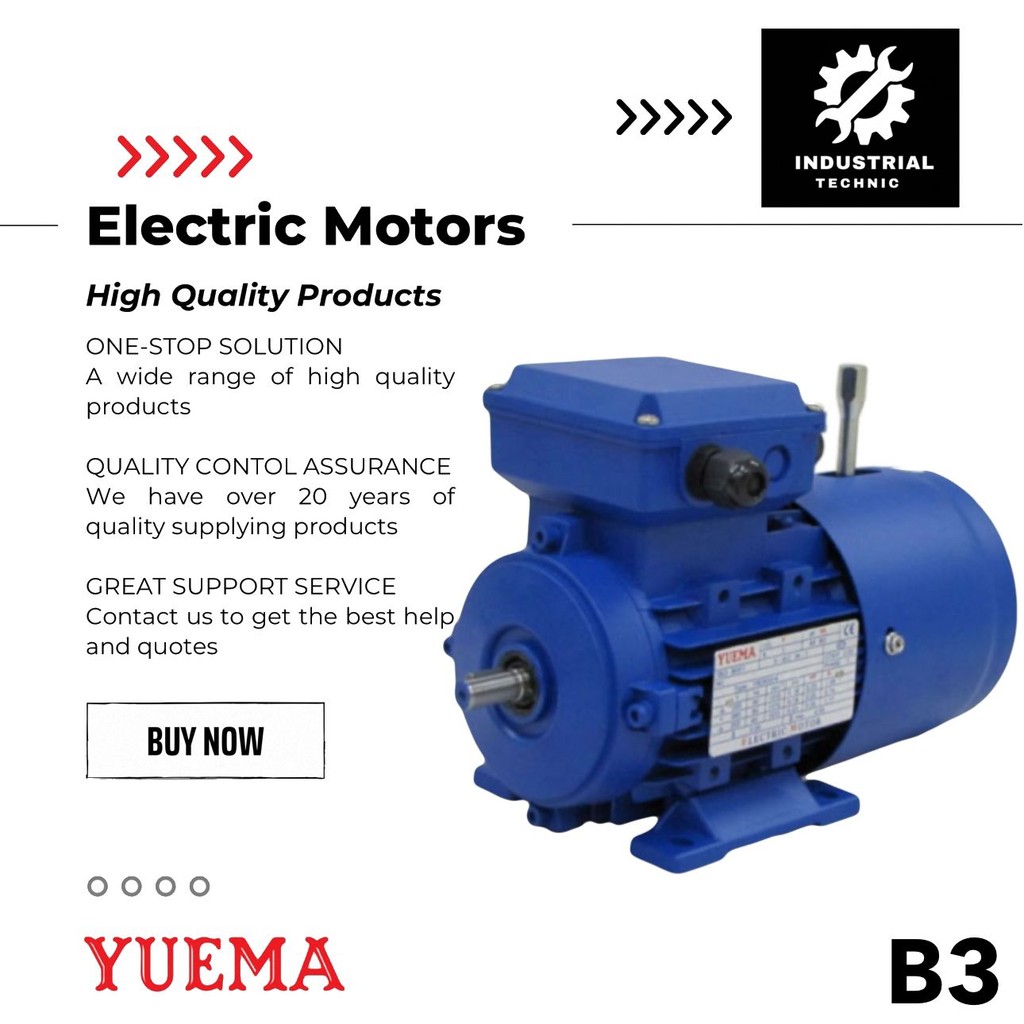 BRAKE DINAMO MOTOR YUEMA YBD 6P 0,37KW 0,5HP 3PHASE 380V B3/ BRAKE ELECTRIC MOTOR/ DYNAMO MOTOR LIST