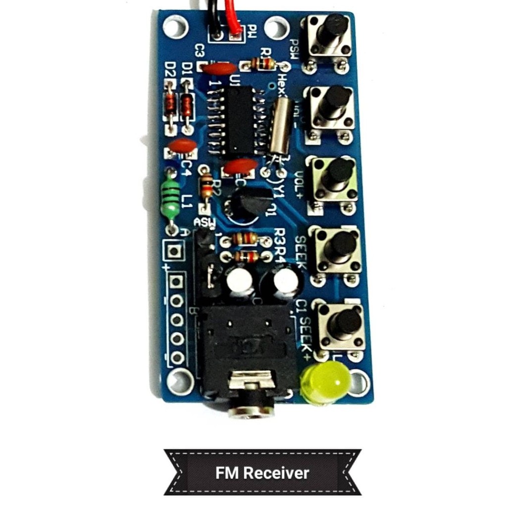 FM Radio Kit 76MHz-108MHz Wireless Stereo Audio Receiver DIY Module