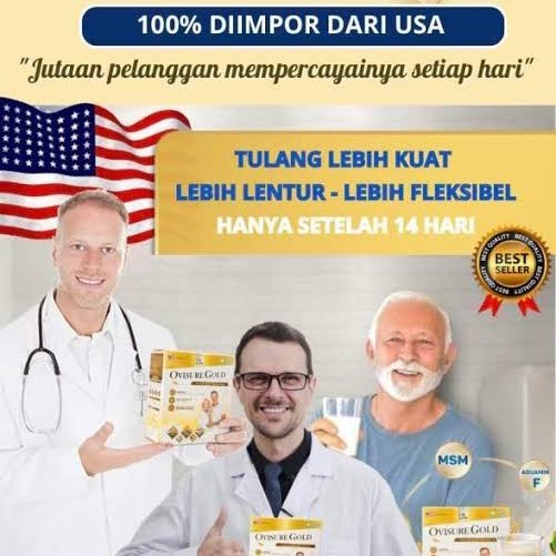 

Paket 2 Box Ovisure Gold Susu Tulang Sendi dan Saraf Kejepit 100% Asli Alami BPOM