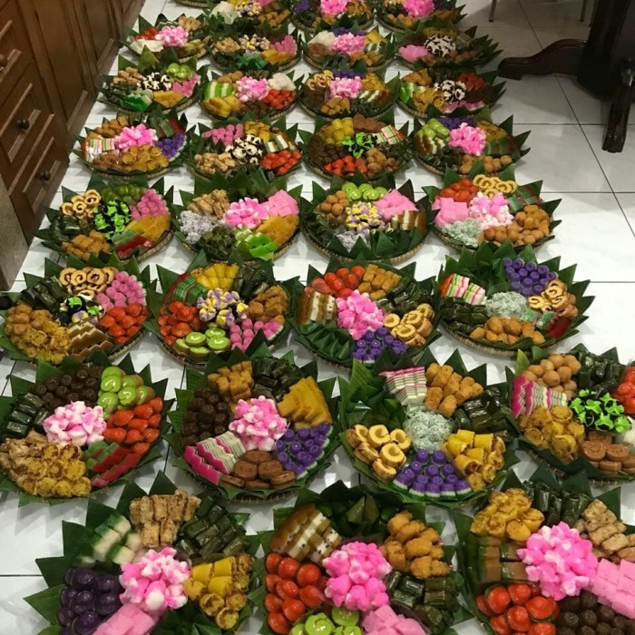 kue tampah isi 160 pcs / tampah kue basah / kue nampan