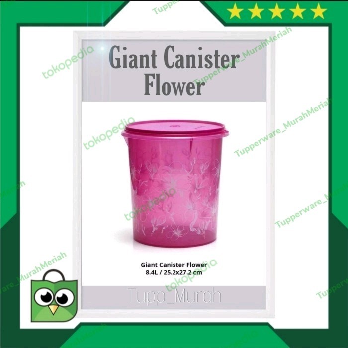 Promo Giant Canister Flower