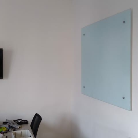 

glass whiteboard tembok 100 x 200 cm
